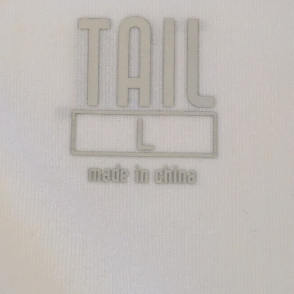 Tail Women's Novelist Floral Sleeveless Too Ladies Sz L Golf 1/4 Zip White EUC - Picture 13 of 13